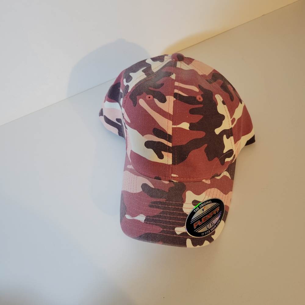 Flexfit Pink Camouflage Baseball Cap